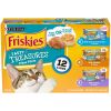 Purina Friskies Tasty Treasures Wet Cat Food Variety Pack 5.5 oz Cans (12 Pack)